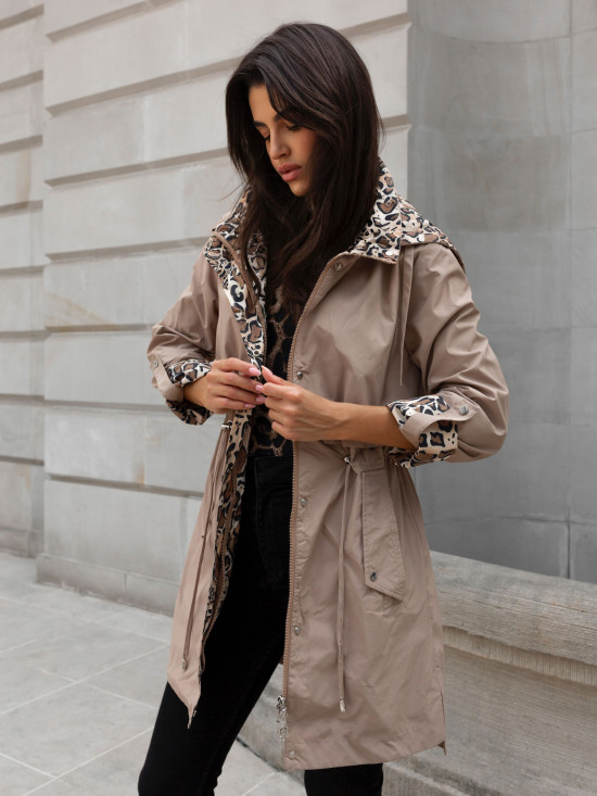 Damen Übergangsjacke in Camel