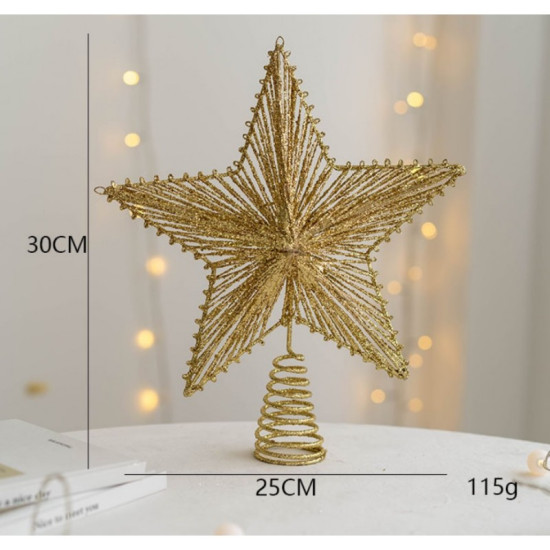 Goldener Stern für den Baum LED