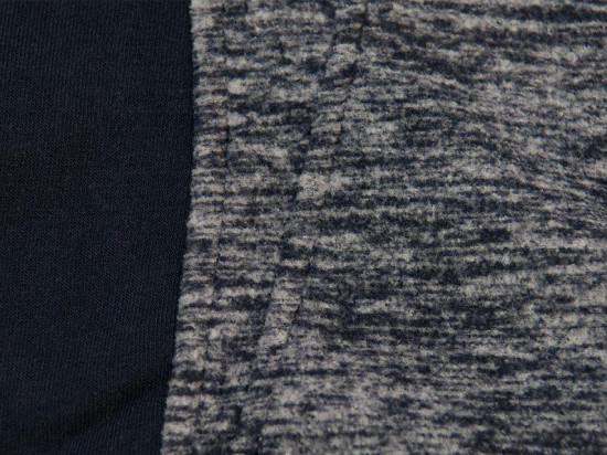 Fleecejacke mit Kapuze dunkelblau
