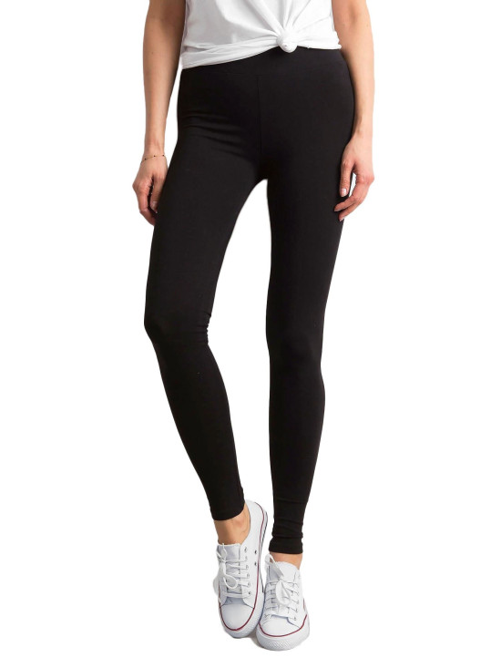 Schwarze Basic Leggings