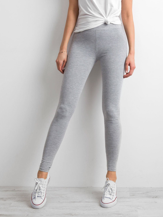 Graue Basic Leggings