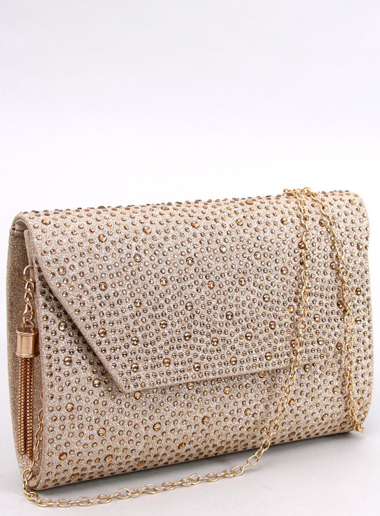 Glänzende Handtasche Gold