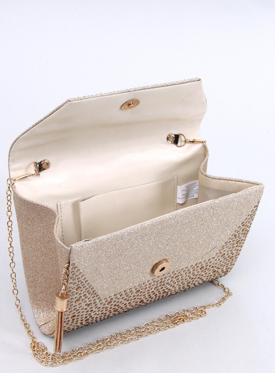 Glänzende Handtasche Gold
