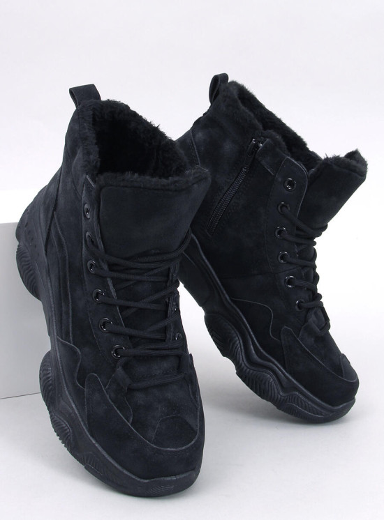 Damen-Winter-Sneaker Schwarz