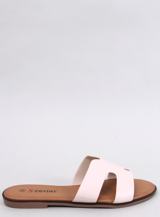 Damen Pantoletten Beige