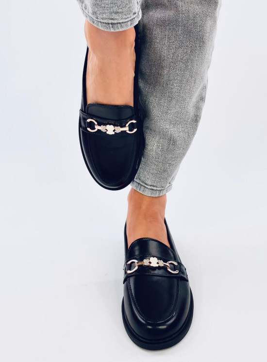 Elegante Mokassins für Damen Schwarz