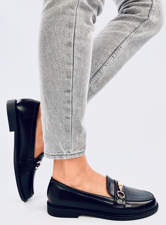 Elegante Mokassins für Damen Schwarz