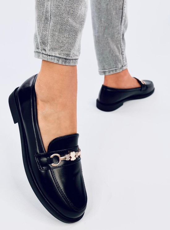 Elegante Mokassins für Damen Schwarz