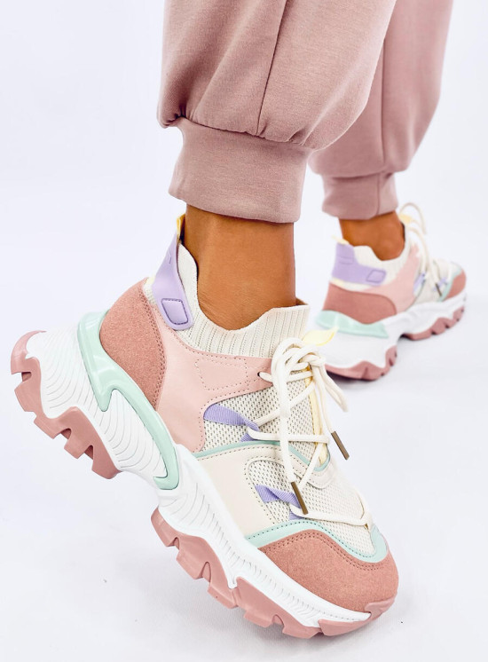Damen-Sneaker Rosa/Apricot
