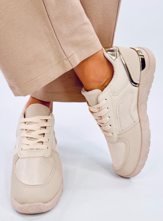 Leichte Damen-Sneaker Beige