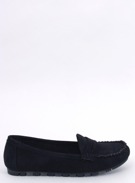 Wildleder, extra weiche Mokassins Schwarz