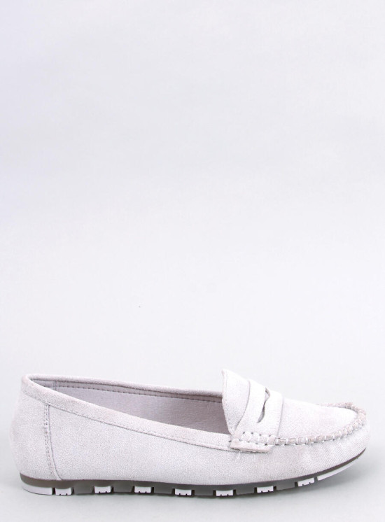 Wildleder, extra weiche Mokassins Grau