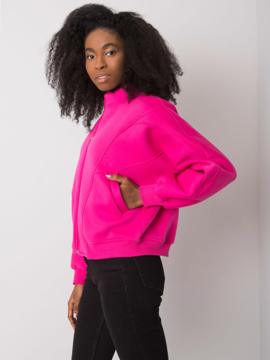 Rosa Sweatshirt mit langen Ärmeln