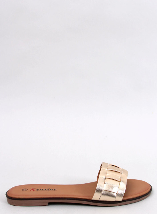 Damen  Pantoletten SOMMER Gold