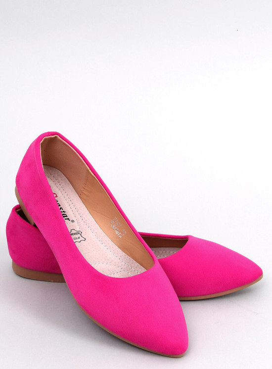 Wildleder-Ballerinas Pink