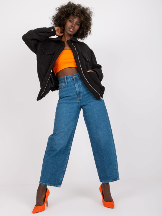 Stylische schwarze Übergangsjacke