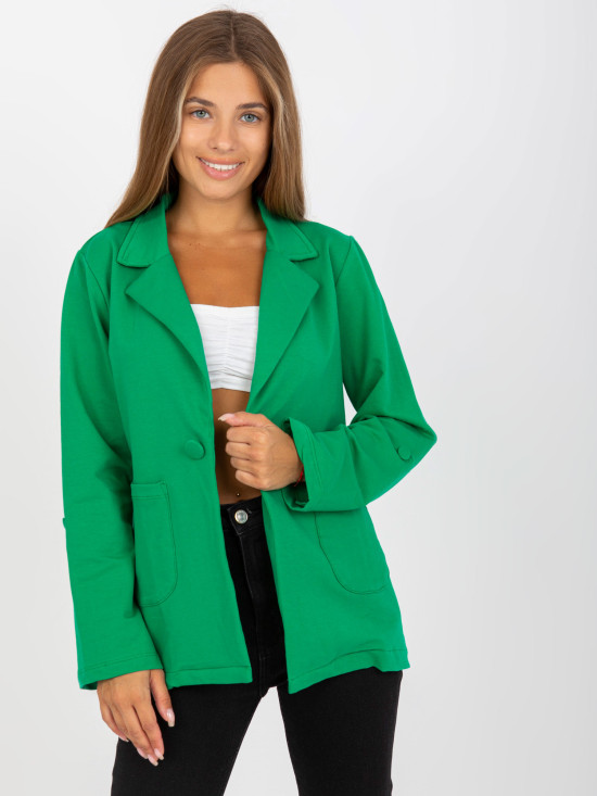 Grüne Sweatjacke RUE PARIS