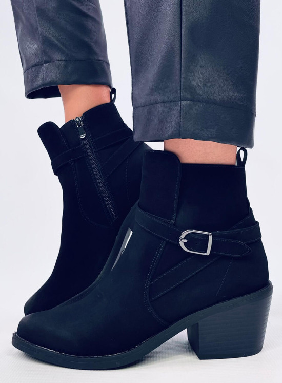 Damen-Cowboystiefel Schwarz