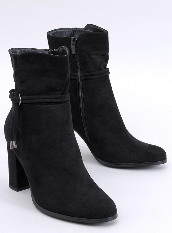 Schwarze Wildlederstiefel DAPHNE