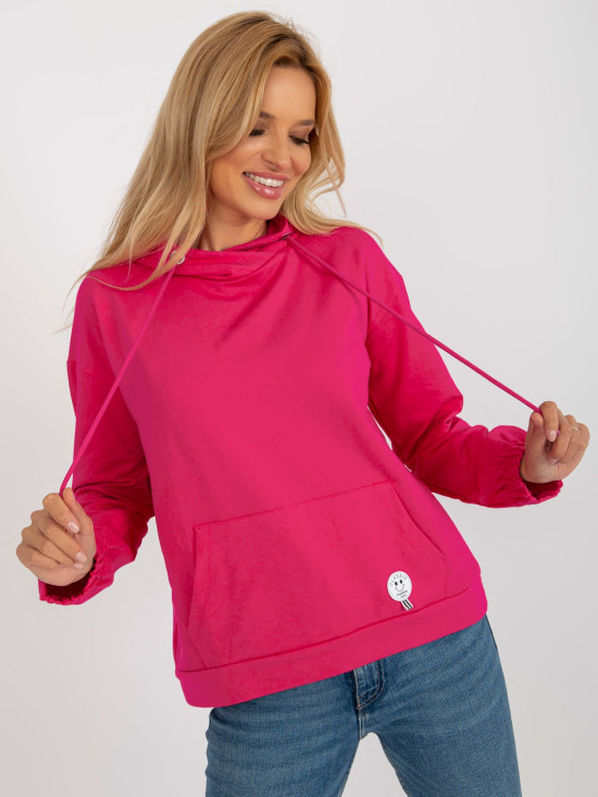 Rosa Damen Kapuzenpullover