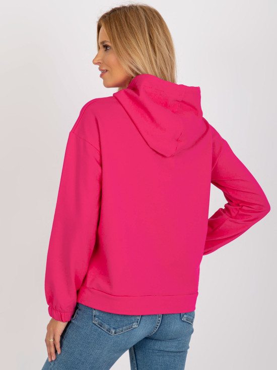 Rosa Damen Kapuzenpullover
