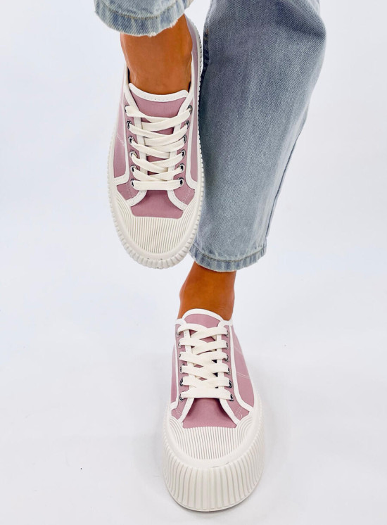 Plateau-Canvas-Sneaker Lila