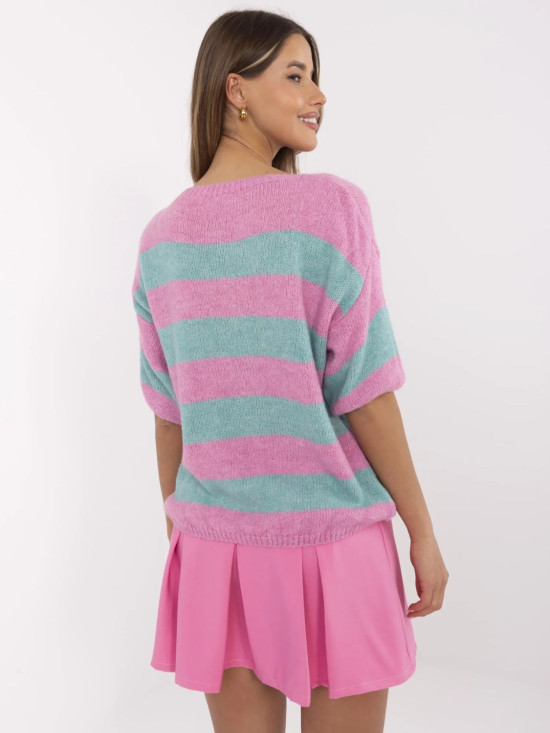 Weicher Pullover in Mintgrün