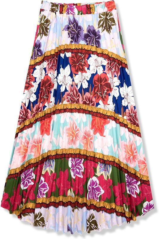Maxirock mit Blumenprint II.