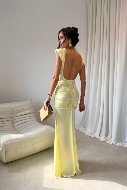 Aurelia Maxi-Kleid in Gelb