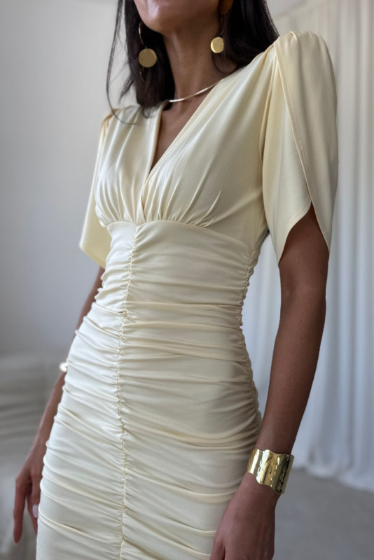 Novalie Mini-Kleid in Hellgelb