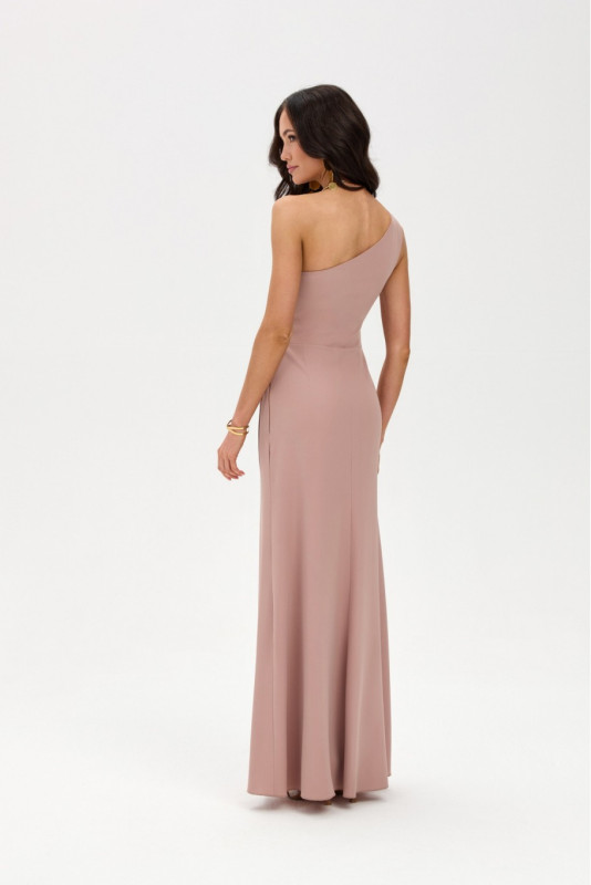 Maxikleid in Cappuccino-Farbe