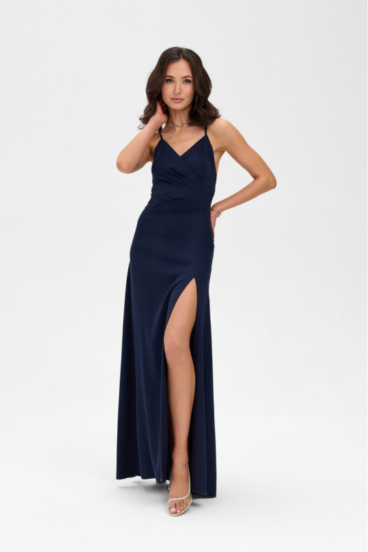 Amara Maxi-Kleid in Dunkelblau