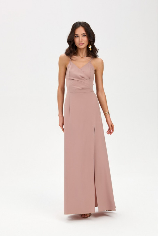Maxi-Kleid Amara in Cappuccino