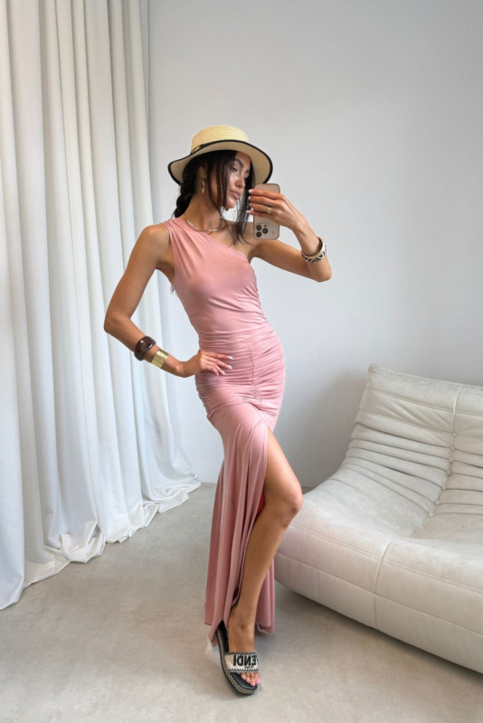Maxikleid in Rosa