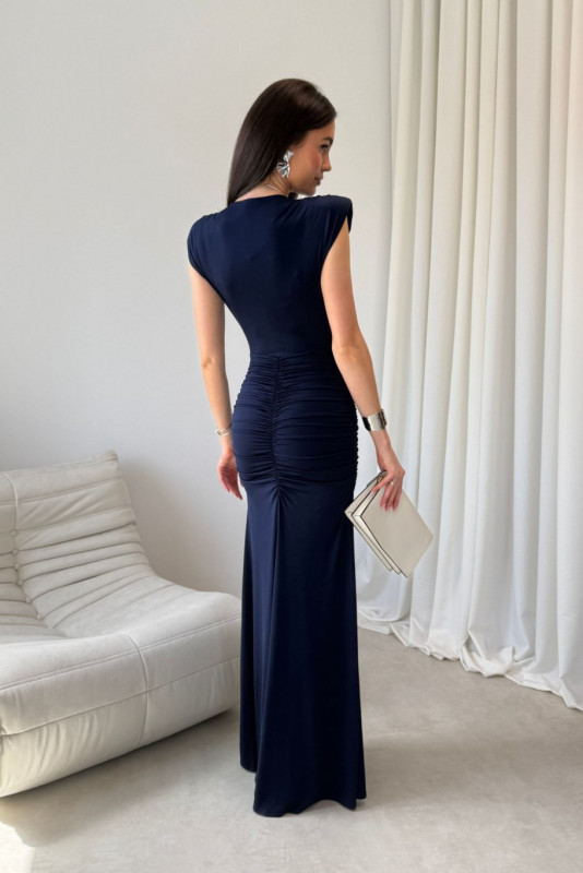 Maxikleid in Dunkelblau