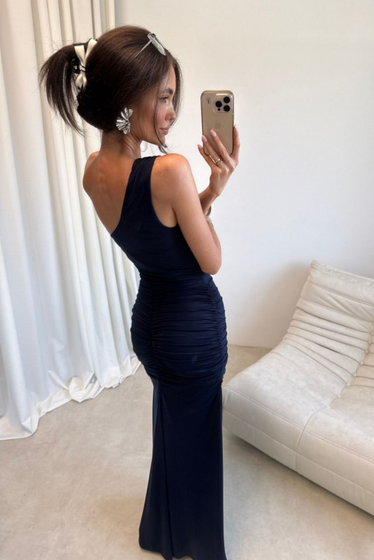 Maxikleid in Dunkelblau