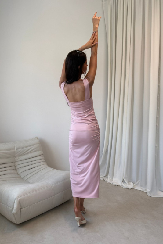 Rosa Midi-Kleid Zoya