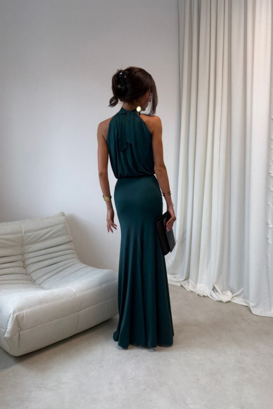 Maxikleid in Flaschengrün