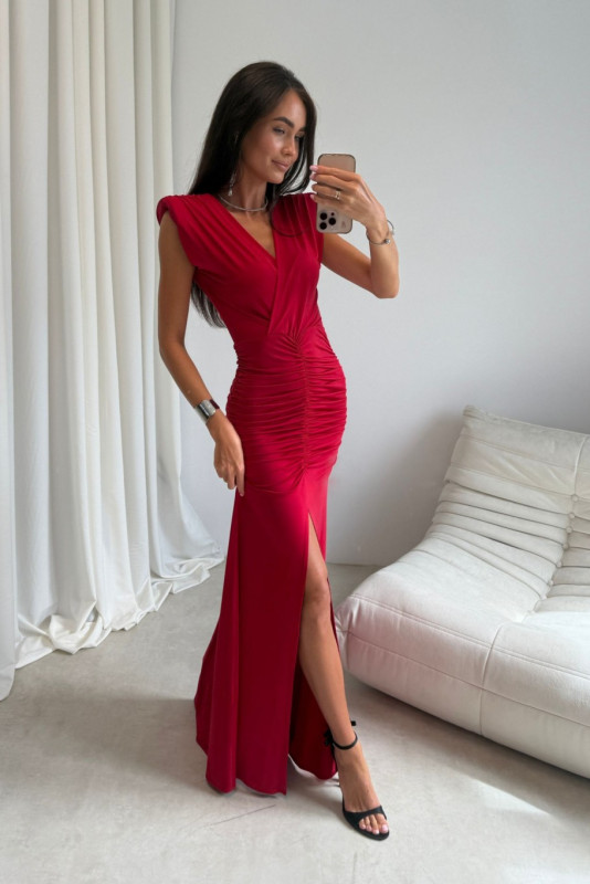 Noelia – Maxi-Kleid in Rot
