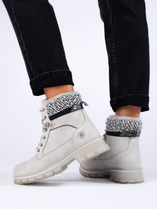 Damen Sneakers Grau mit Futter VICTORIA