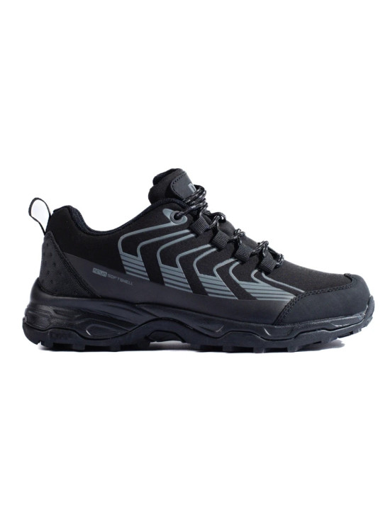 Damen Trekking Schuhe DK Softshell Schwarz