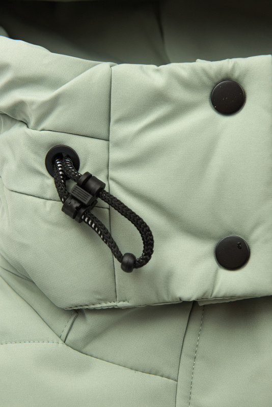 Verlängerte Winterjacke SPACE Mint