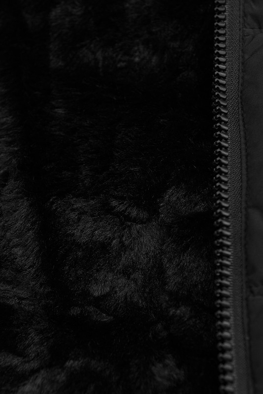 Mädchen Winterjacke Schwarz