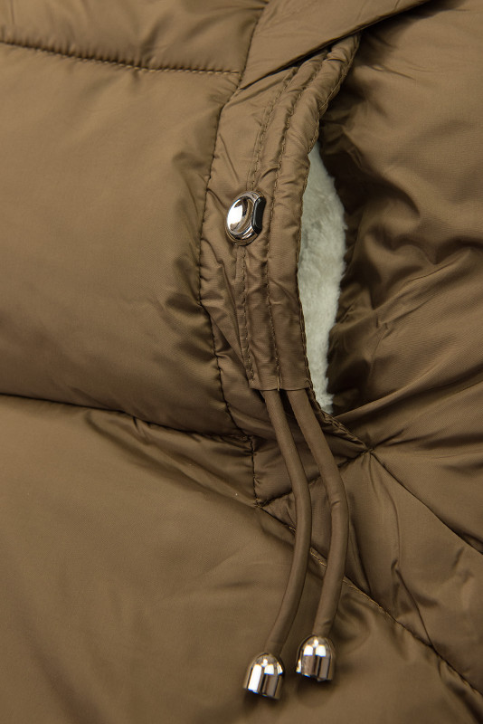 Mädchen Winterjacke DESIGN Braun