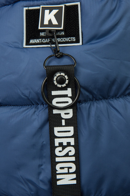 Mädchen Winterjacke DESIGN Blau