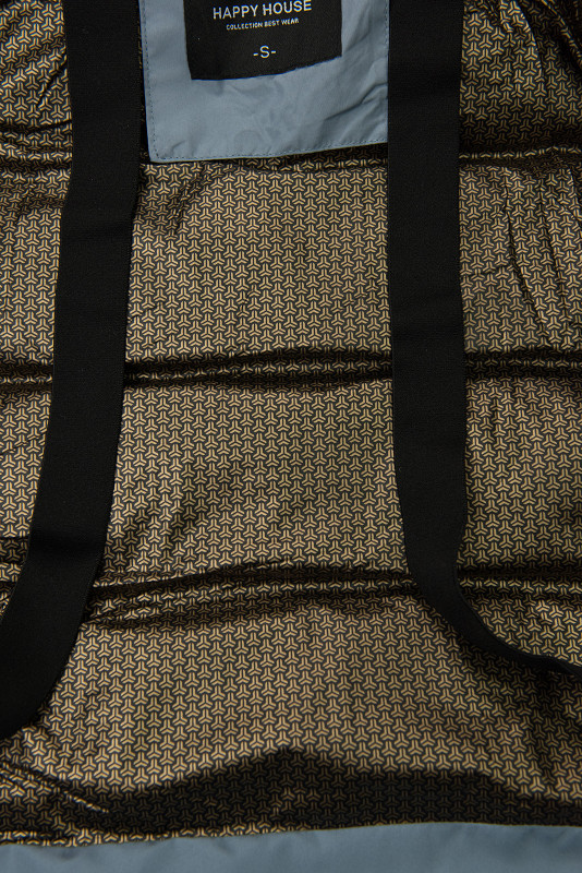 Damen Winterjacke mit Kapuze, Stahlblau