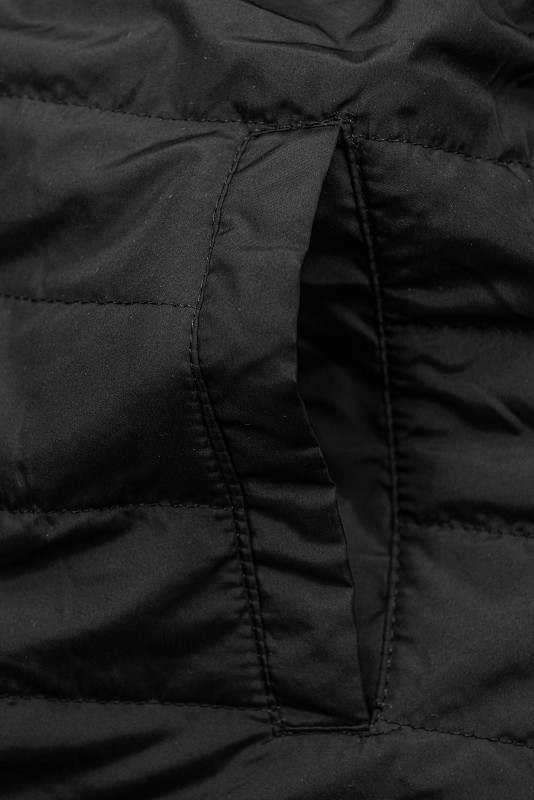 Beidseitig tragbare Frühlings-Wendeparka graphit/schwarz