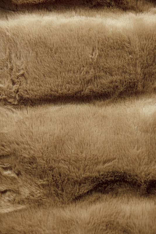 Winterjacke mit großer Kapuze Braun