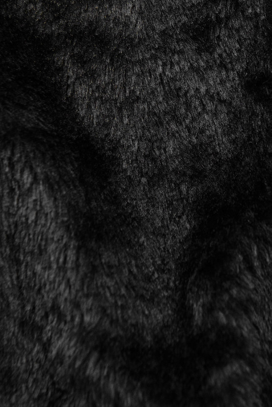 Winterjacke mit Gürtel Schwarz