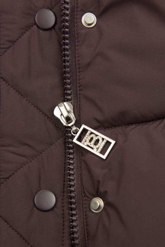 Steppjacke für den Winter Weinrot